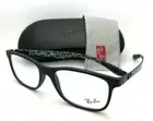 New Ray-Ban Reading Glasses RB 8903 5263 55-18 Black Carbon-fiber Frames Readers