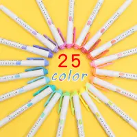 在飛比找露天拍賣優惠-螢光筆日本ZEBRA斑馬熒光筆套裝全套25色Mildline