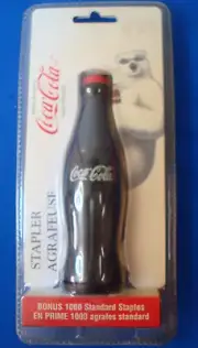 Vintage Coca-Cola Bottle Stapler - NEW coke