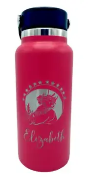 Hydro Flask 32oz Watermelon Wide Mouth Flex Cap Insulated Water Bottle Elizabeth