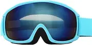 Adult Snow Goggles, UV Protection Double-Layer Ski Goggles Anti-Fog Snow Goggles, Adjustable Snowboard Goggles Over Glasses Spherical Ski Accessories for Adults
