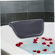 Bath Neck Rest, Bath Pillow PU Leather Bath Spa Cushion Bathtub Ergonomic Head Neck Rest Support for Home Hot Tub Black, Bath Pillow