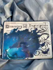 Dementors spell grimoire from HP Cutout Fan Art Wooden Wall Hanging