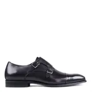 Batsanis Verona Black Monk Shoes