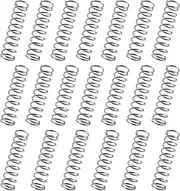 EMSea Coil Compression Springs Stainless Steel 1.2mmx10mmx40mm Silver Pack of 20