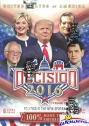 Decision 2016 Trading Cards LOT (Clintons, Romney, Sanders, Obama)