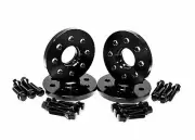 4PC 4x100 57.1mm BLACK Hubcentric Wheel Spacers 12mm BMW 4 Lug Models W/ bolts (for: BMW)