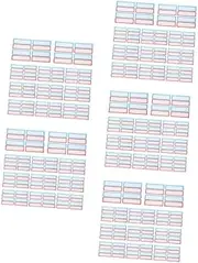 HOODANCOS 5sets Sticker Paper Mailing Labels Self-Adhesive Style Blank Address Stickers Office Use 20pcs*5
