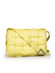 Yellow Padded Cassette Bag