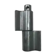 1x WELD ON HINGE 20mm LONG PIN Blue Zinc - Pin Socket Set