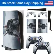 Skin Decal Sticker For Playstation 5 PS5 Disk Version Console Controller-Witcher