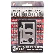 10-in-1 Credit Card Multi-Tool : NEW