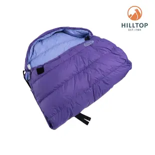 HILLTOP山頂鳥 防潑水超輕量暖感羽絨睡袋(小) 紫｜PF16XX58ECJ0