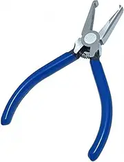 PANSHIYON Fret Removal Pliers,Flat Head Guitar Fret Puller Tool with Blue Rubber Coating for Acoustic Eelectric Guitar Bass