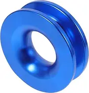 GARVALON Winch Snatch Towing Ring ATV Snatch Ring Recovery Block Aluminum Alloy Construction