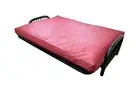Full Red Leather Vinyl Futon Cover, Mattress Protector, Encasement, Slipcover