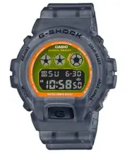 Casio Gshock DW-6900LS-1 Semi Transparent Black Edition Watch NEW