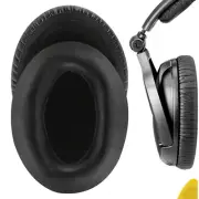 Geekria Protein Leather Ear Pads for Sennheiser HD380 Headphones (Black)