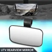 Universal UTV Black 1.5" 1.75" 2" Bracket Roll Cage Bar Mount Rearview Mirror