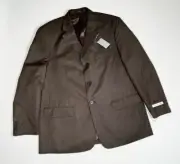 NWT Geoffrey Beene Brown Blazer Size 44R RN 99641