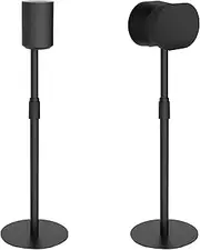 Speaker Stands Compatible with SONOS Era 300 and Era 100, Height Adjustable up to 42.6'', Floor Stands with Cable Management, Speaker Mount, Black, 2 Pack (Pair)
