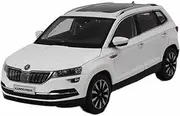 Scale Finished Model Car Diecast 1/18 for Skoda Korok Alloy Car Model Static Decoration Display Items Collectible Gifts Miniature Replica Car