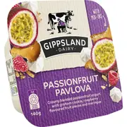 Gippsland Dairy Passionfruit Pavlova Yoghurt 140g
