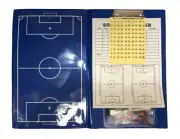 Coaching Magnetic Clipboard Soccer Tactics Strategy. Erasable Coaches.