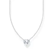 Buy Necklace with white heart-shaped pendant by Thomas Sabo online - THOMAS SABO Australia