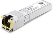 10G SFP+ RJ45 Copper Module, 10GBASE-T Ethernet Transceiver, Optcial Mini gbic for Cisco SFP-10G-T-S, Ubiquiti UF-RJ45-10G, Netgear, TP-Link, D-Link, Supermicro, Linksys, Broadcom, Reach 30m