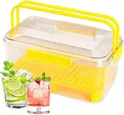 Food Container with Lid - Outdoor Food Storage Container | Daily Us Kitchen Serving Case, Reusable Organizer for Camping Picnic Snacks Fruits Sandwich