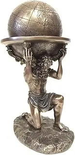 Greek Titan Atlas Carrying The World Statue (Bronze)