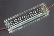Blue RF Signal Frequency Counter Cymometer Tester 0.1-60MHz 20MHz ~ 2400MHZ+case