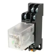 DC48V Coil 8 Pin DPDT Electromagnetic General Purpose Power Relay + Socket Base
