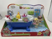 BRAND NEW COCOMELON MUSICAL Bath Tub Play Set Squirter JJ And TomTom FREE SHIP