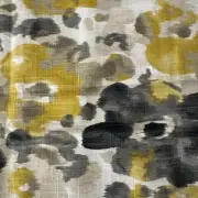 2011 Dwell Studio Robert Allen Yellow Gray White Floral Upholstery Fabric 54”x89