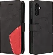 [CXTcase] Mobile Phone Case for Samsung Galaxy A14 5G, Flip PU Leather Case Samsung Galaxy A14 5G Cover, Fashionable Flip Case Samsung Galaxy A14 5G Mobile Phone Case Protective Case, Black