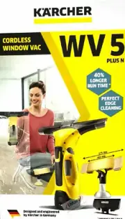 KARCHER WV5 Plus N CORDLESS WINDOW VAC CLEANER New