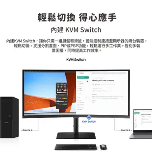 SAMSUNG 三星 S34C652UAC 34吋 曲面螢幕 內建喇叭 2K 高解析 曲面 顯示器 電腦螢幕 SAS06