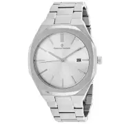 Christian Van Sant Men's Octavius Slim Silver Dial Watch - CV0521