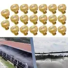 Brass Misting Nozzles Set of 20 for Landscaping and Irrigation Projects