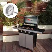 BBQ Smoker Grill Steel Thermometer Temperature Gauge 50-400℃ USHOT