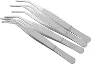 4pcs Stainless Craft Tweezers for Terrarium Projects Tool for Succulent Gardening and Enthusiasts for Detailed Plant Arrangements
