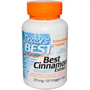Doctor's Best, Best Cinnamon Extract, 125mg 60 Vcaps