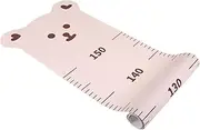 ERINGOGO Height Measurement Wall Sticker Height Wall Sticker Nursery Decor Wall Nursery Furniture Stickers Girl Mural Wall Decor Decal Height Chart Pink LED Cloth Khaki