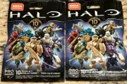 BOTH ULTRA-RARE Mega Construx Halo 10TH Anniversay GOLD SERIES SEALED UNOPENED