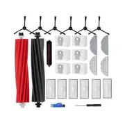 Accessory Set For S8 Pro Ultra Vacuum Cleaner, 1 Double Brush System Model Main Brushes