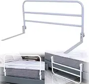 Adjustable Bed Rail Seniors/Adults Bed Assist Grab Bar with Sturdy Steel Base Home Anti- Fall Handle for Getting in Out of Bed for People Living Alone Easy to Assembly (90cm(15cm b