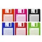 Floppy Disk Shape Cup Mats Drink Mats Silicone Texture Suitable for Various Cups