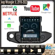 12.1" Android Navigation Car Gps Stereo Radio For Jeep Wrangler 2018-2022 Radio